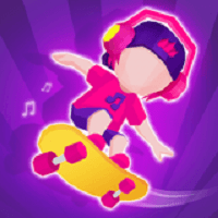 节奏滑板小游戏