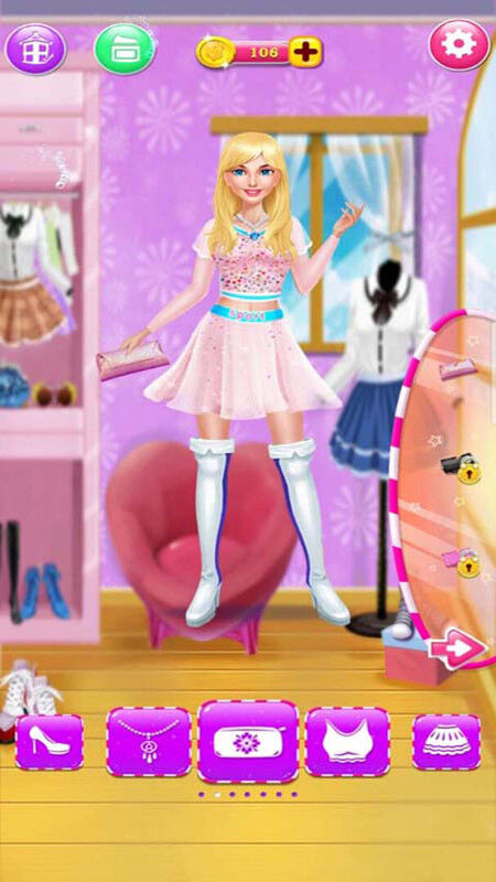 时尚公主化妆换装扮来了游戏