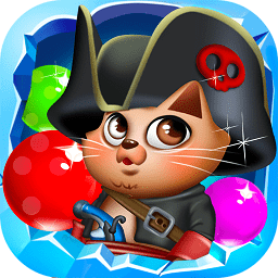 kitty bubble泡泡流行拼图游戏